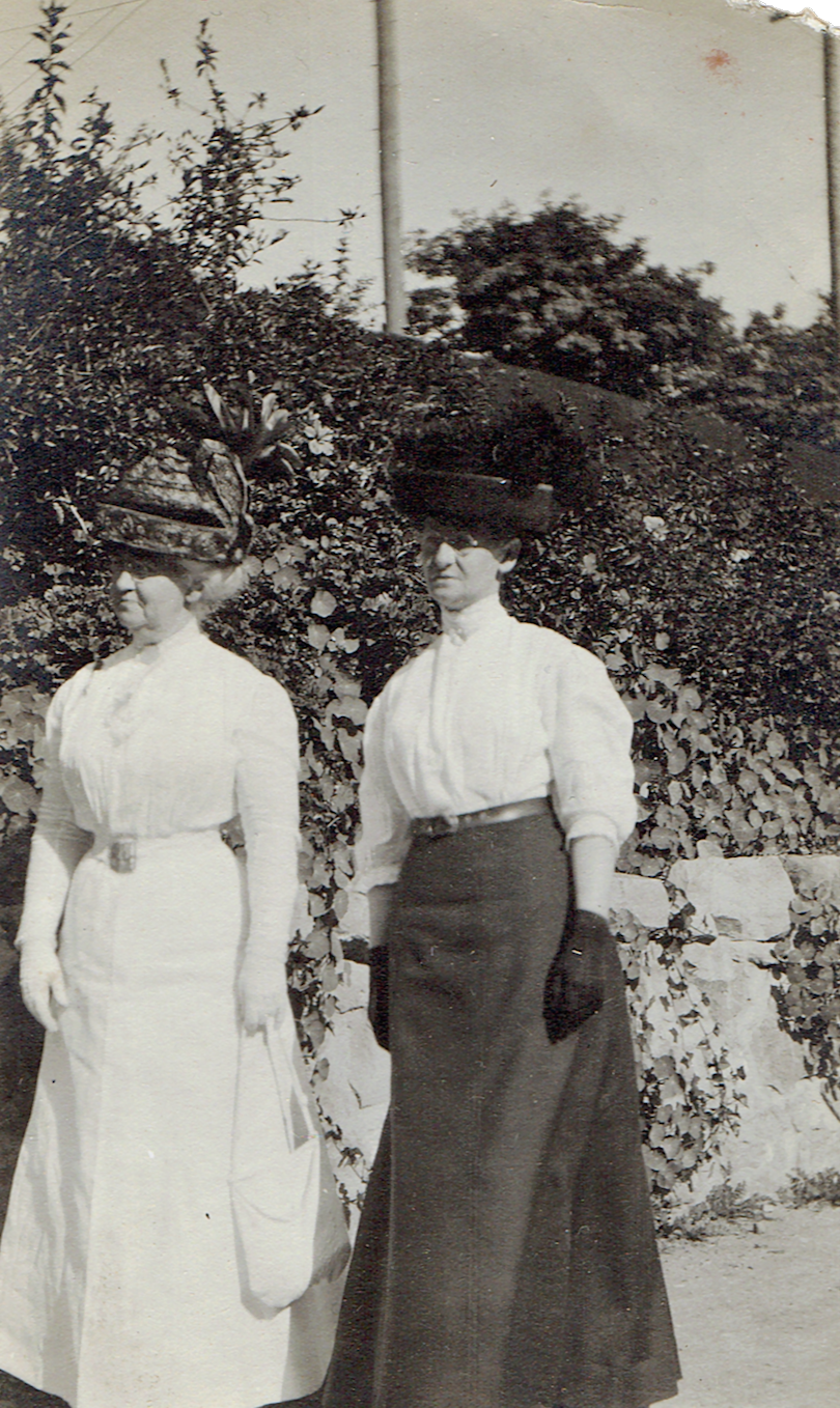 Mary Strong Woodward and a Friend